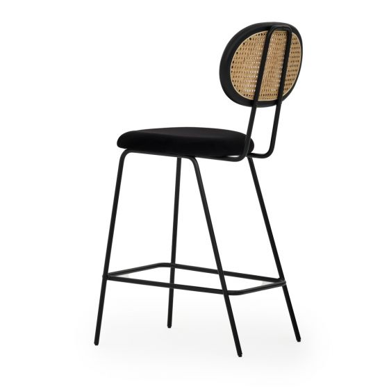 retro chair rattan wicker backrest cane furniture mobilia naralie