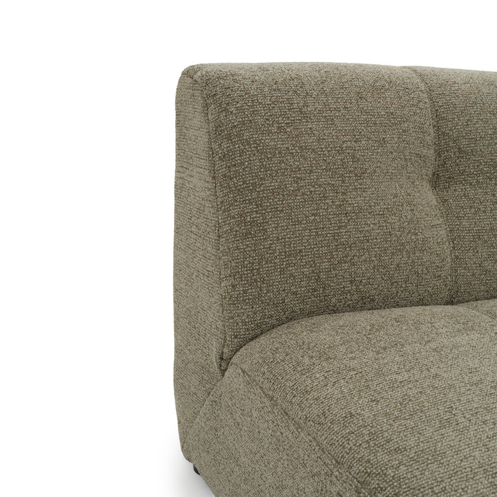 Nalinda Fabric Modular Loveseat Light Green