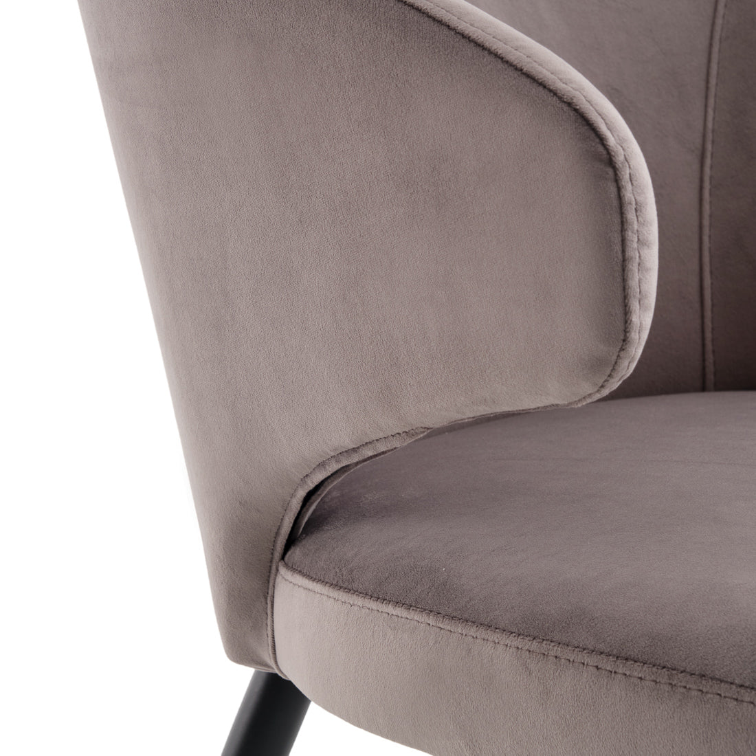 Winisha Fabric Armchair Light Grey