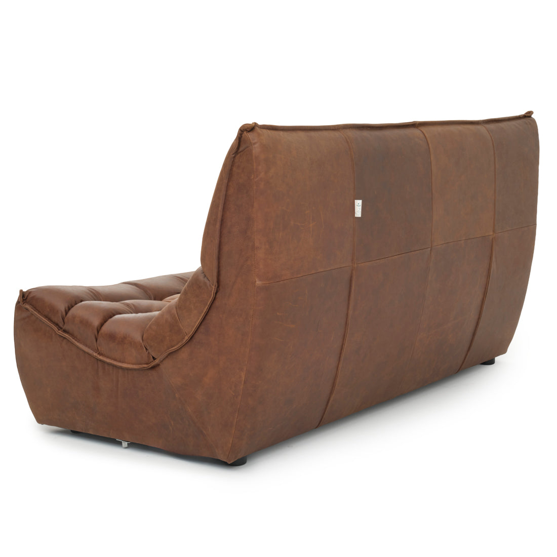 Nesto Modular Armless Loveseat Dark Brown