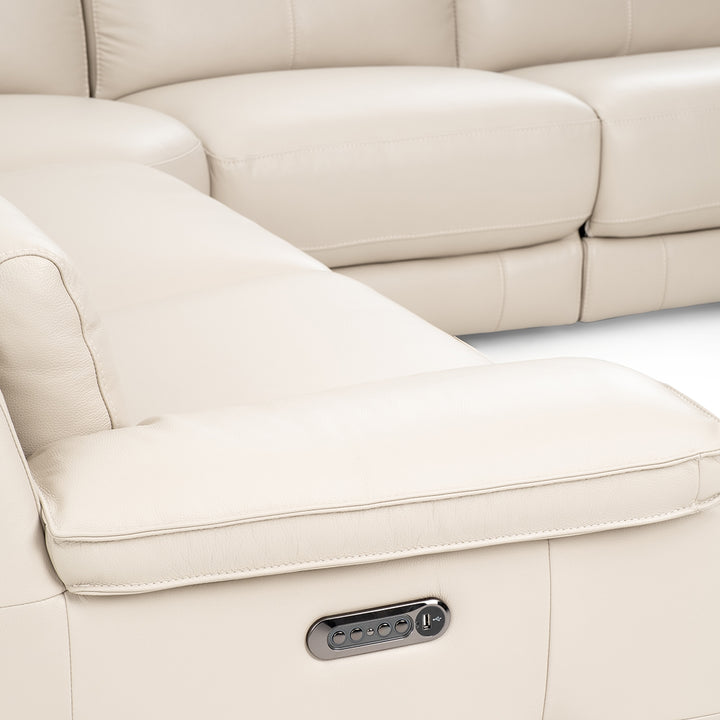 Nova Reclining Sectional Sofa Beige