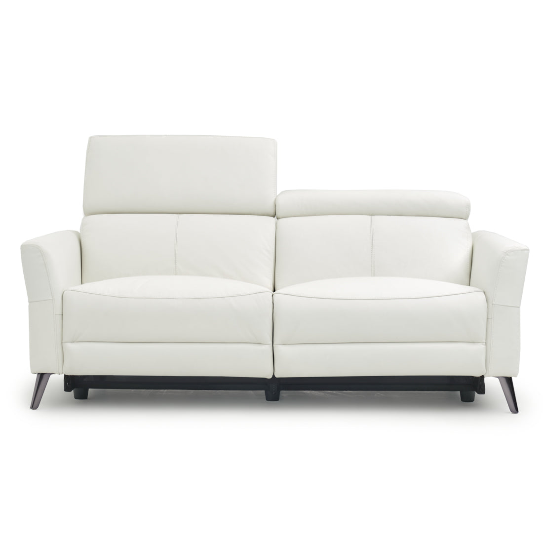 Westlyn Leather Reclining Sofa White
