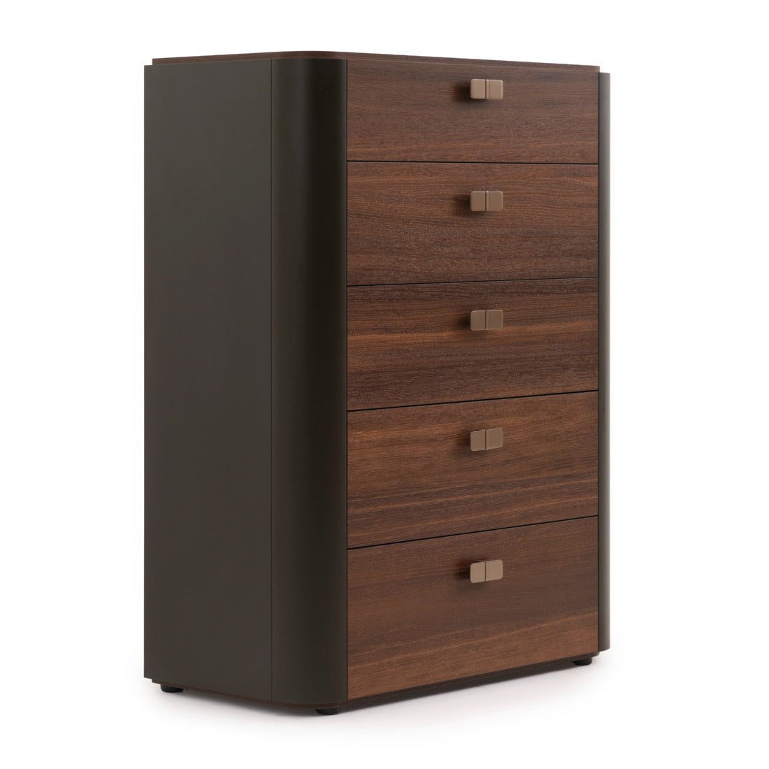 Wadena 5-Drawer Chest Dark Brown