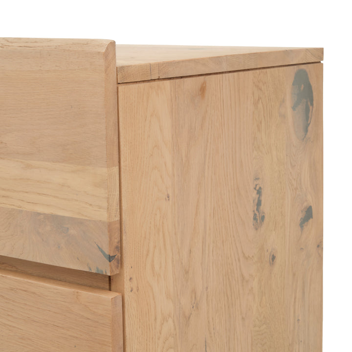 Noemi 5-Drawer Chest Light Brown