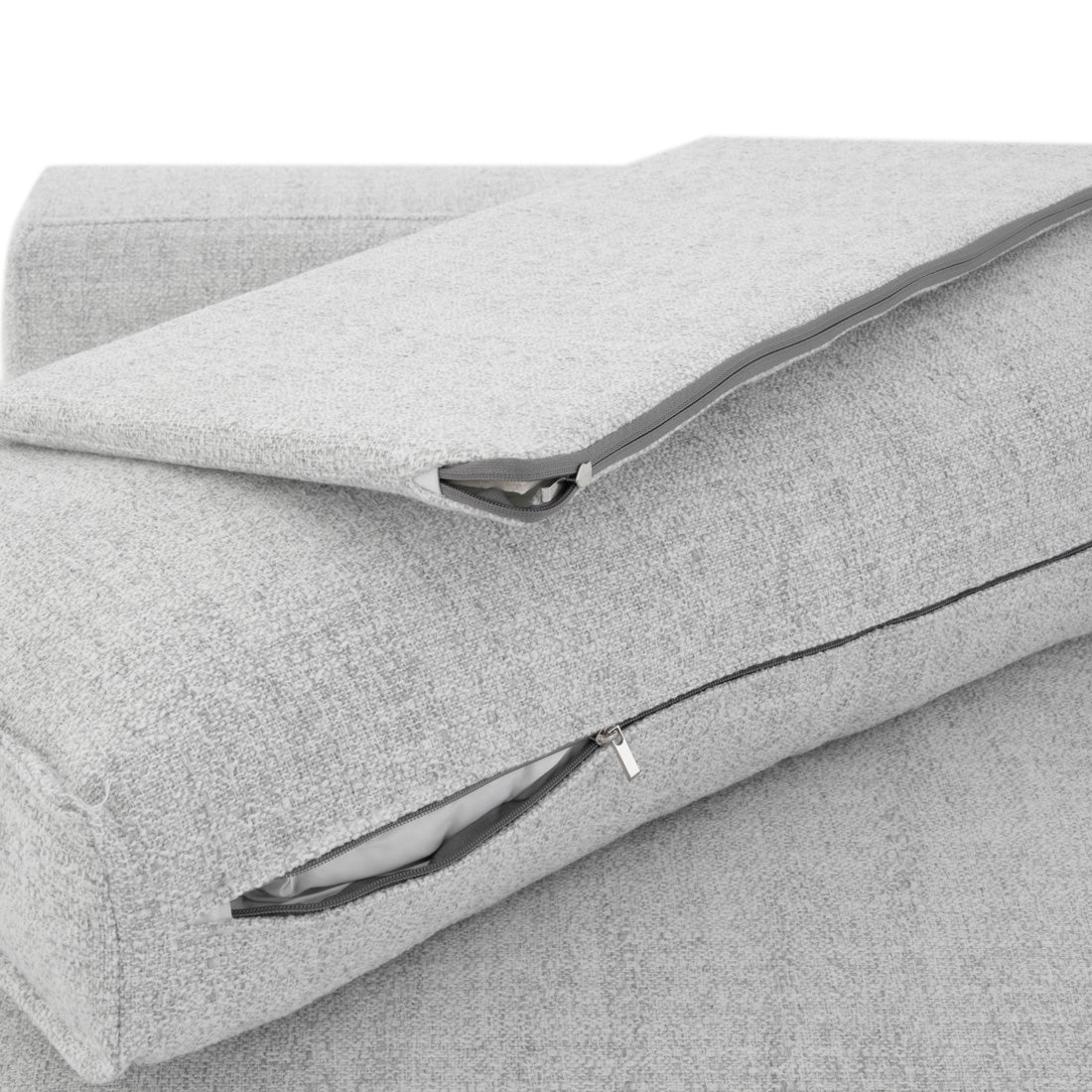 Nash Fabric Modular Sofa Light Grey