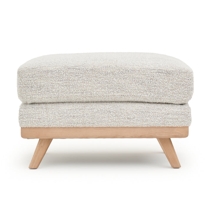 Esme Fabric Ottoman Beige