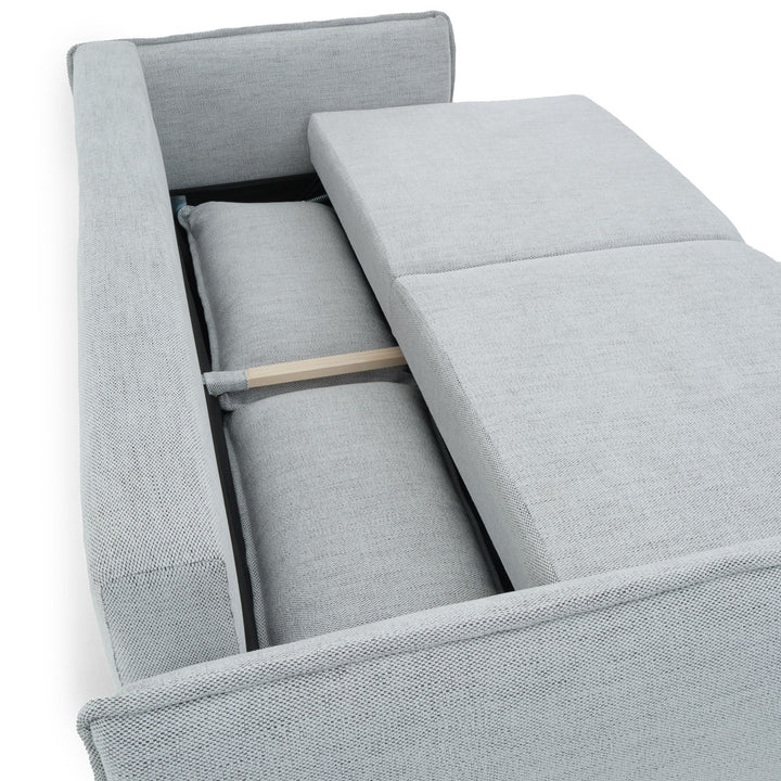 Nojave Fabric Queen Sofa-Bed Off White