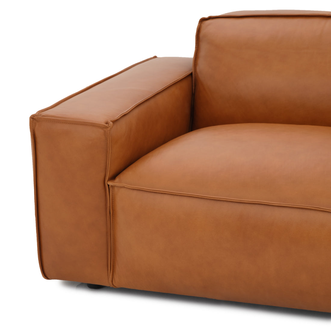 Nook Leather Modular Sofa Cognac