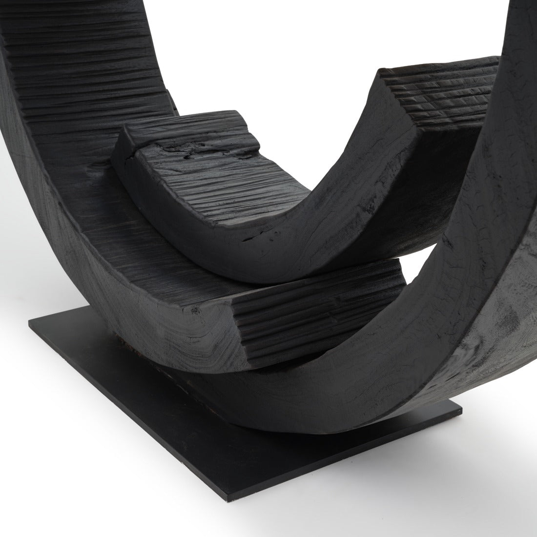 Wintra Wood Console Table Black