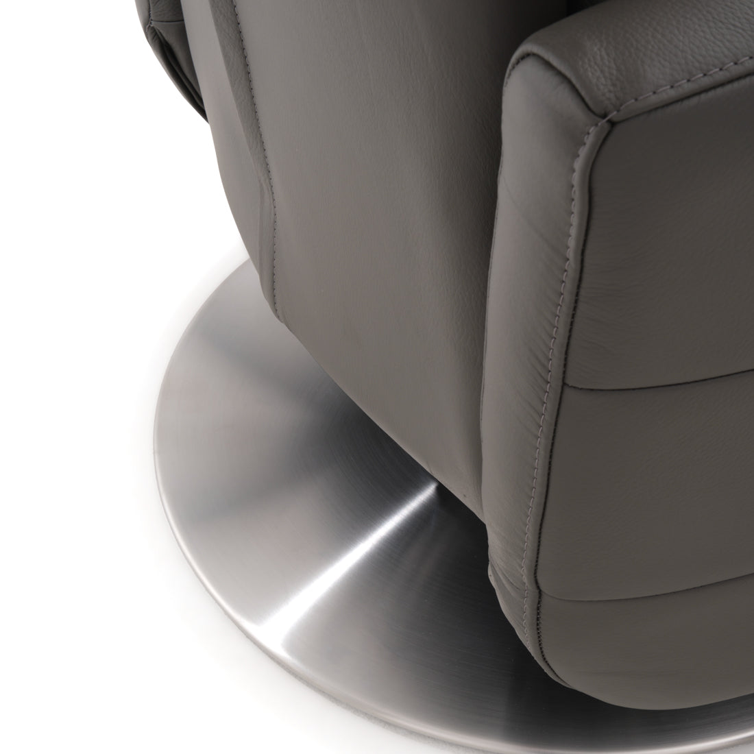 Waven Reclining Accent Chair Dark Grey