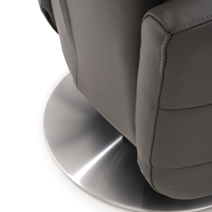 Waven Reclining Accent Chair Dark Grey