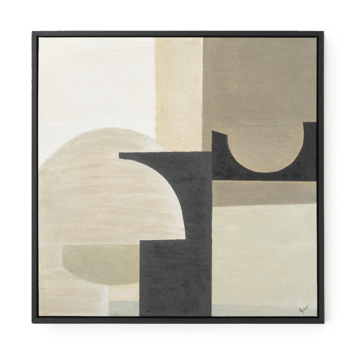 Elady Painting on Canvas Black