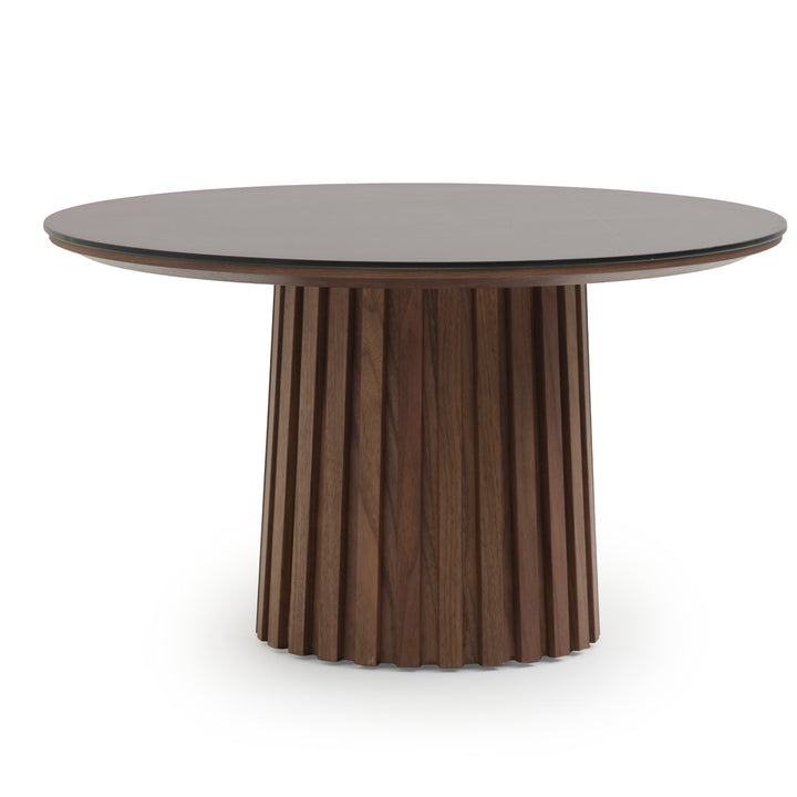 Elzie Ceramic End Table Black