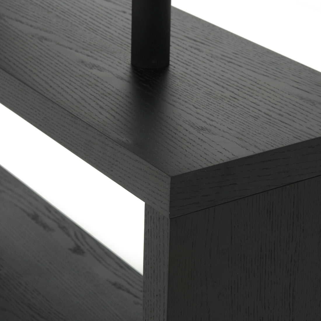Edward Wood Bookcase Black