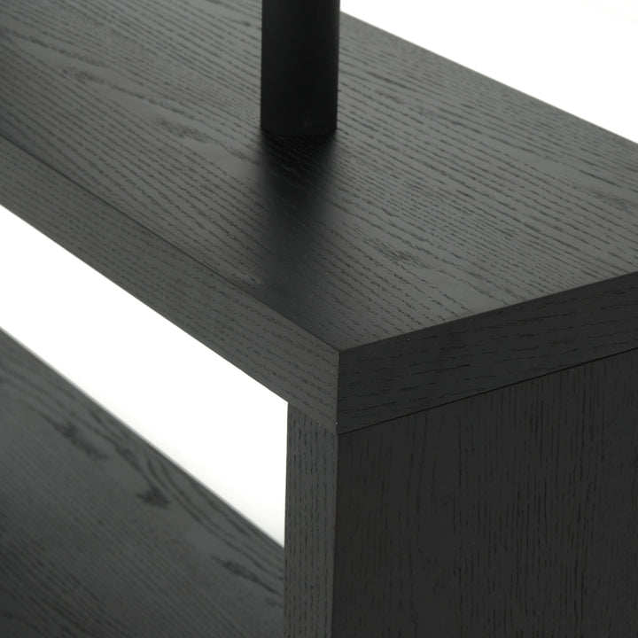 Edward Wood Bookcase Black