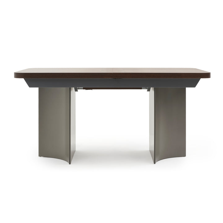 Wadena Extendable Dining Table Dark Brown
