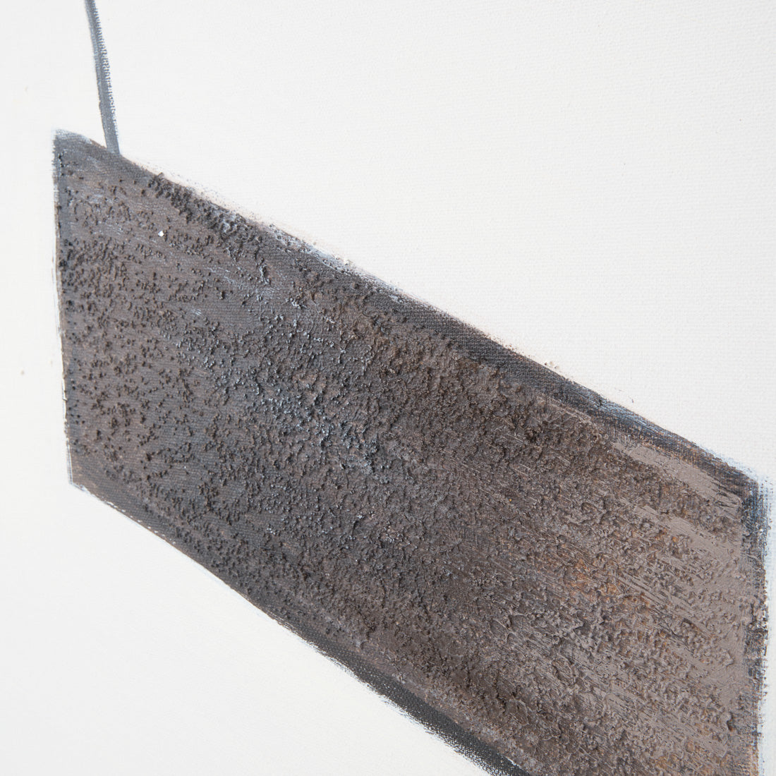 Nymphea Painting on Canvas Light Brown