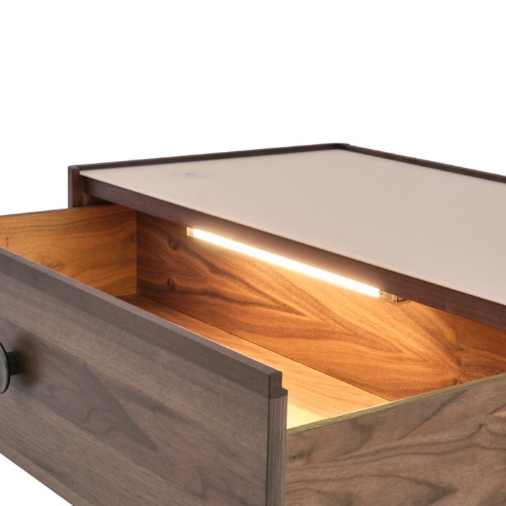 Nathaniel 5-Drawer Chest Dark Brown