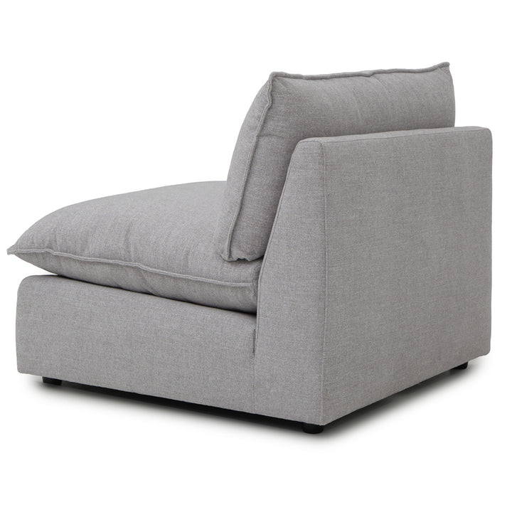 Neo Modular Armless Chair Light Grey