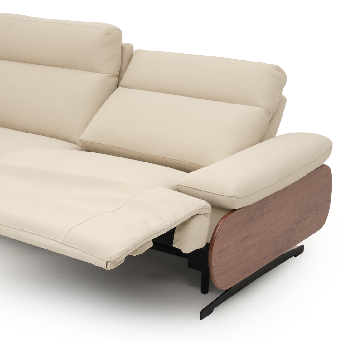 Ellery Reclining Sectional Sofa Beige