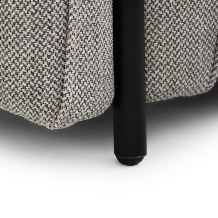 Wilnoir Fabric Reclining Sofa Light Grey
