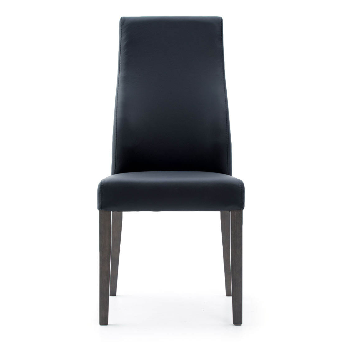 Jennifer Leather Chair Black