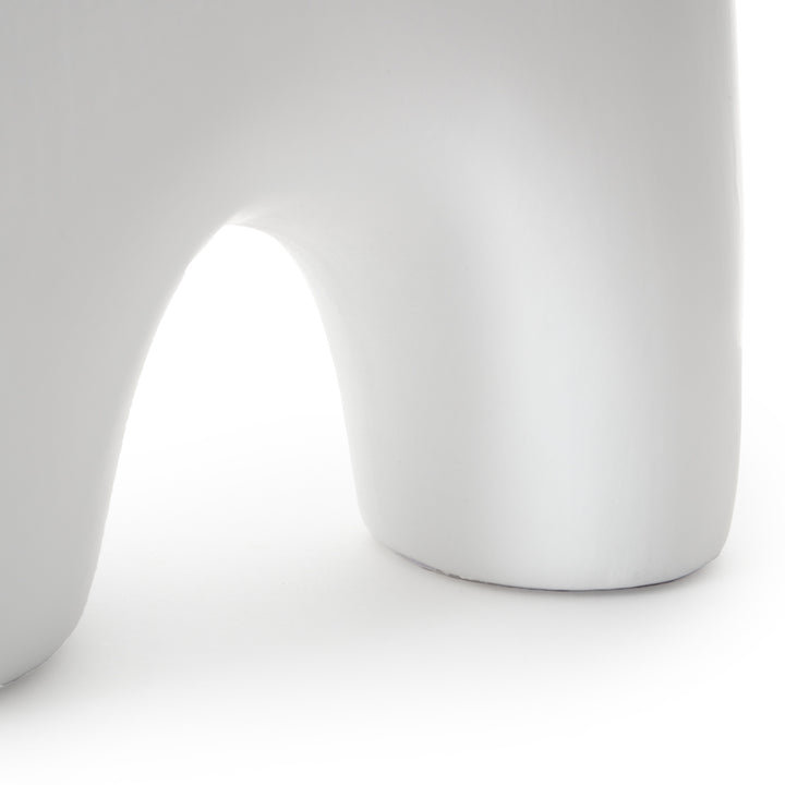 Saja Ceramic Vase Off White