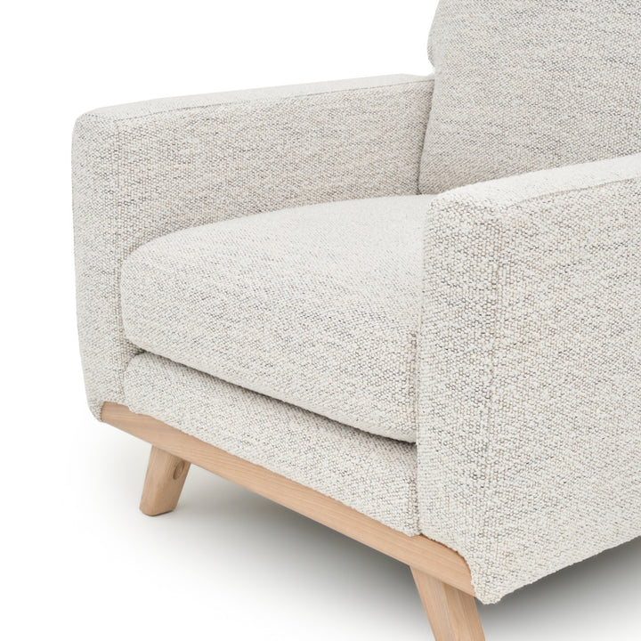 Esme Fabric Accent Chair Beige