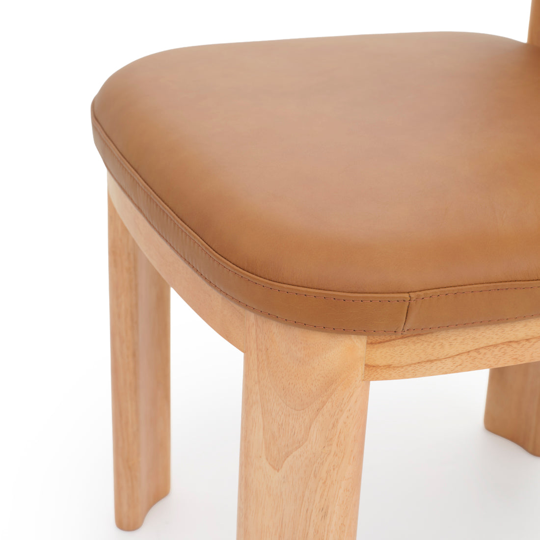 Noelia Leather Chair Cognac