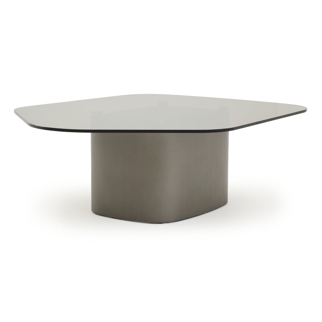 Whitford Glass Coffee Table Dark Grey