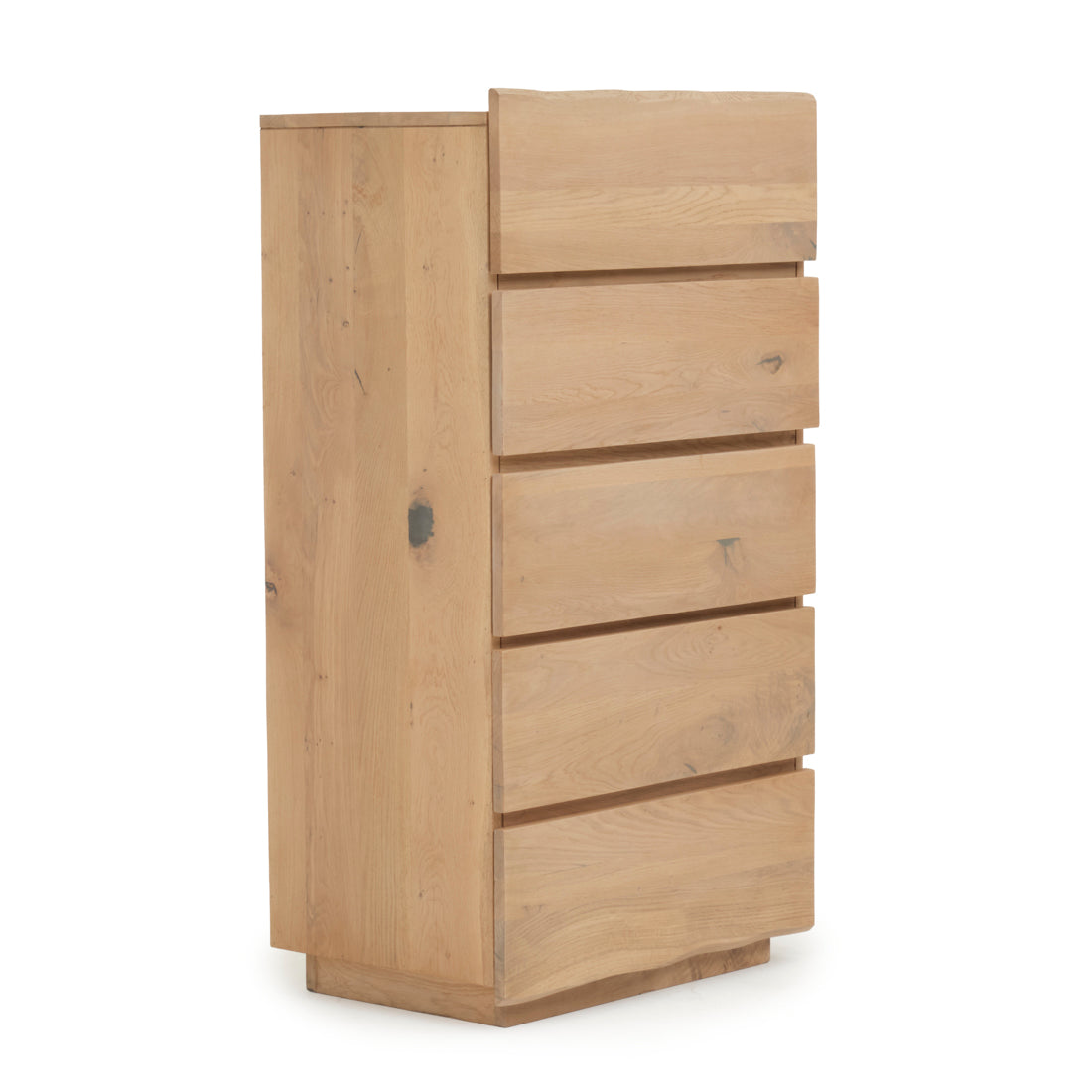 Noemi 5-Drawer Chest Light Brown