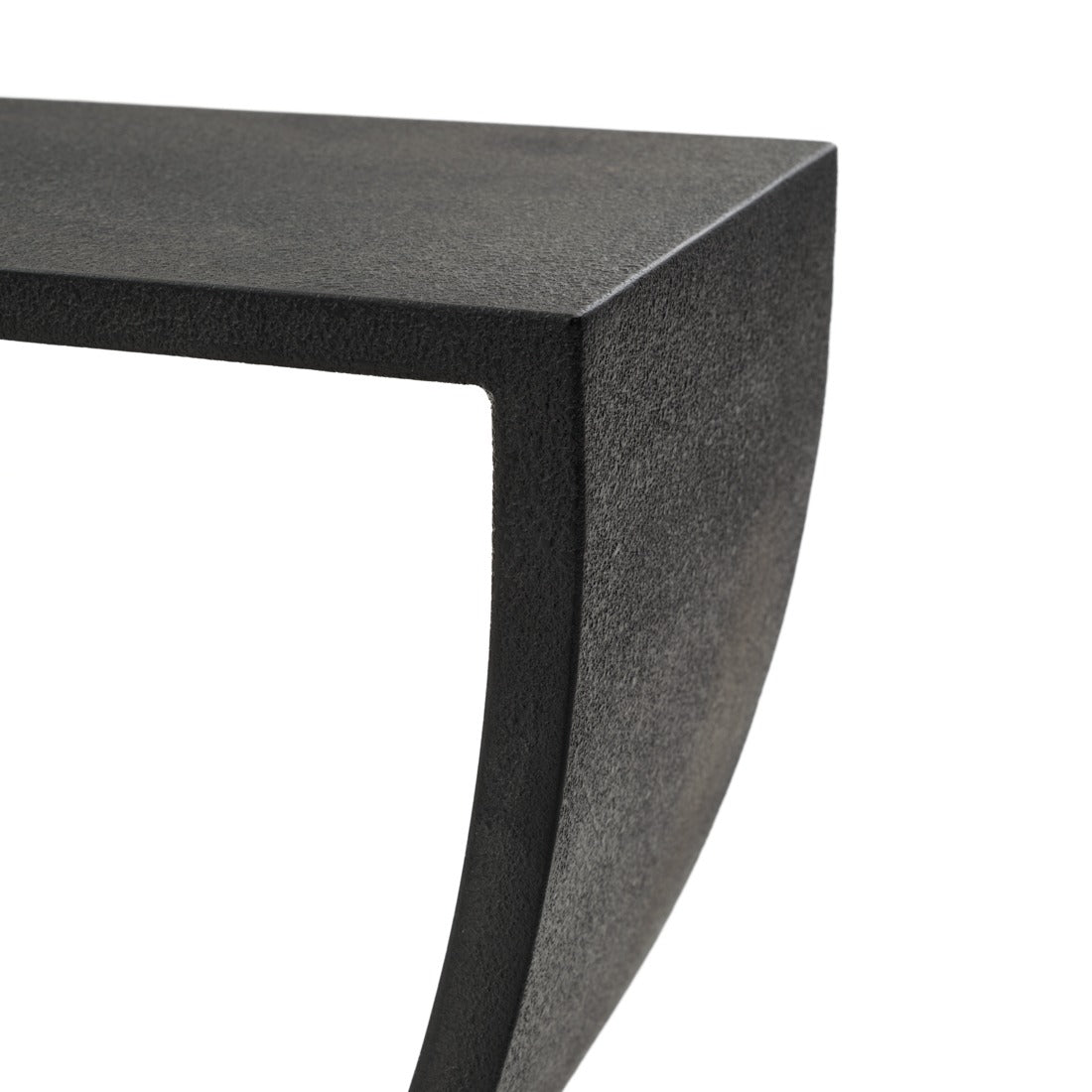 Nalca Wood Console Table Black