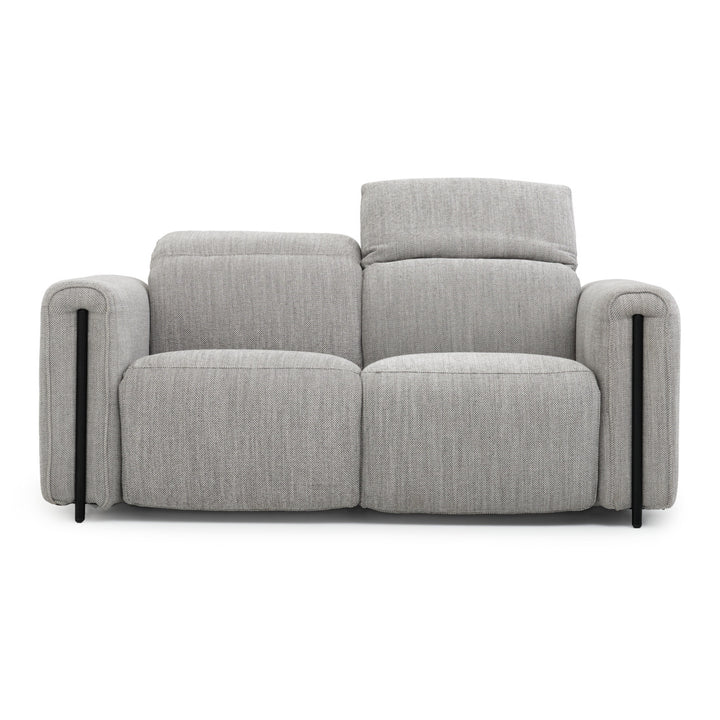 Wilnoir Fabric Reclining Loveseat Light Grey