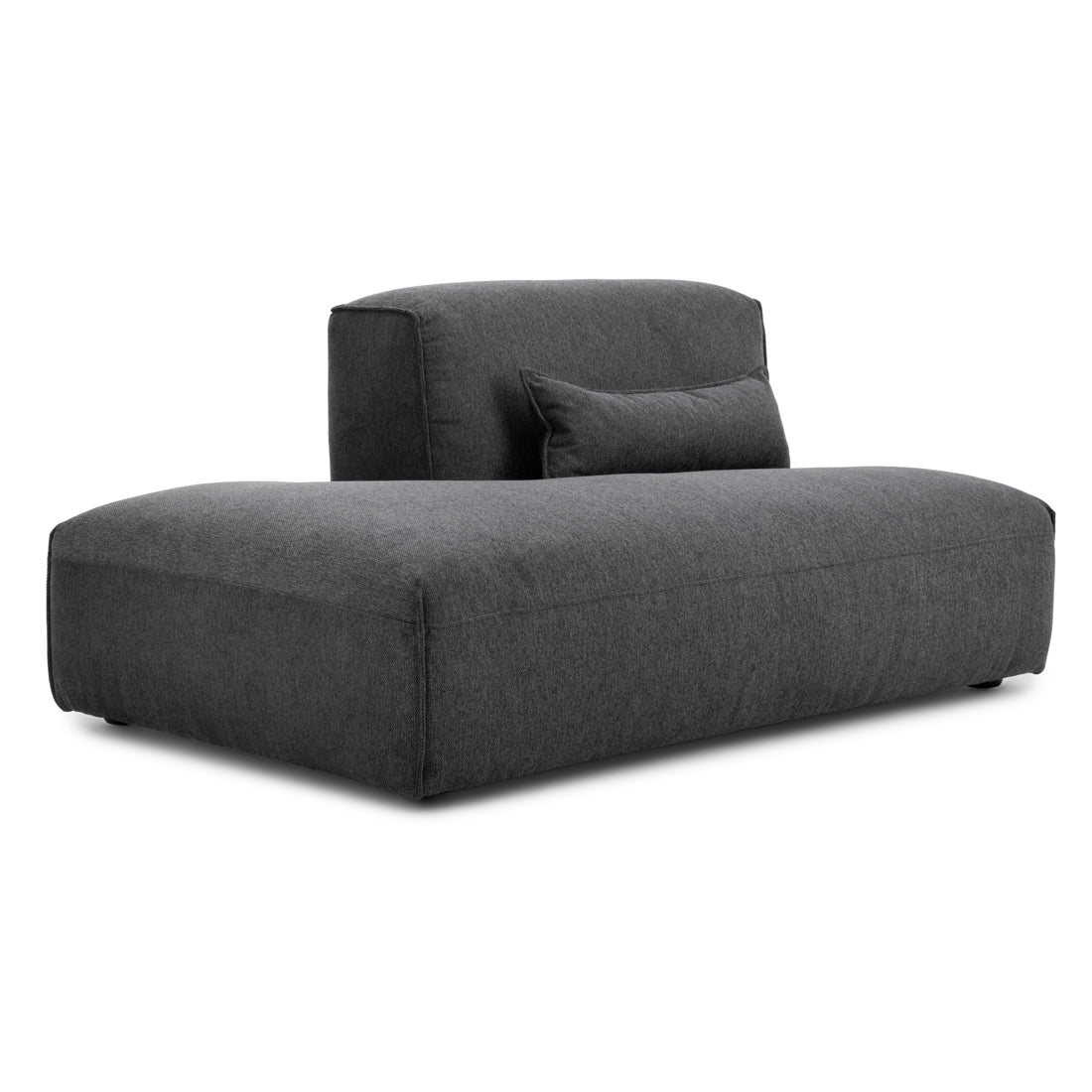 Ellemia Modular Chair W. Left Bumper Dark Grey