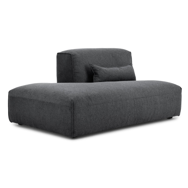 Ellemia Modular Chair W. Left Bumper Dark Grey