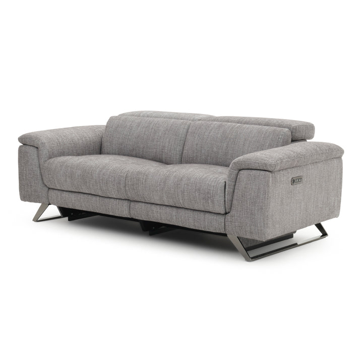 Warren Fabric Reclining Sofa Dark Grey