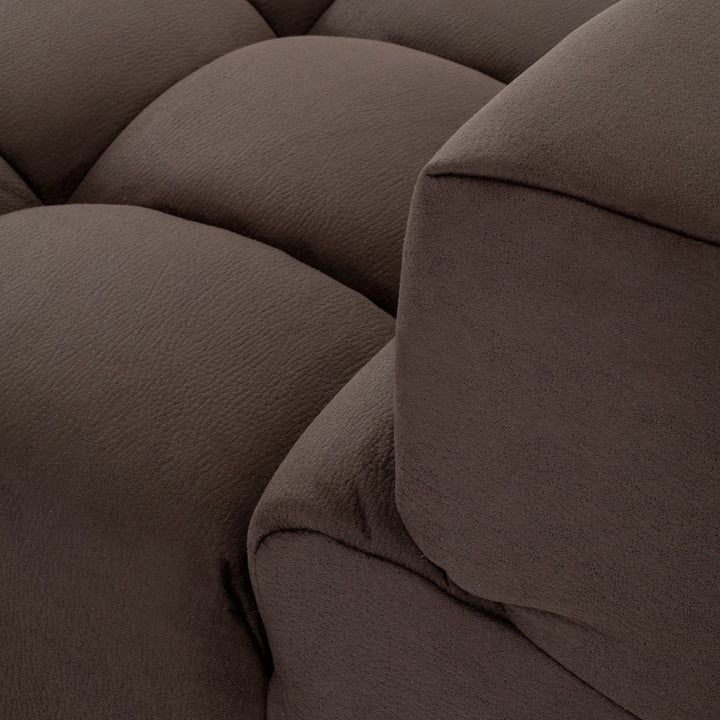 Norika Modular Armless Chair Dark Grey