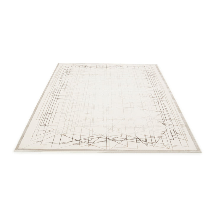Wany Area Rug Black & White