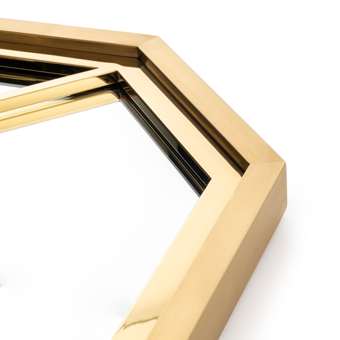 Wavi Floor Mirror Gold