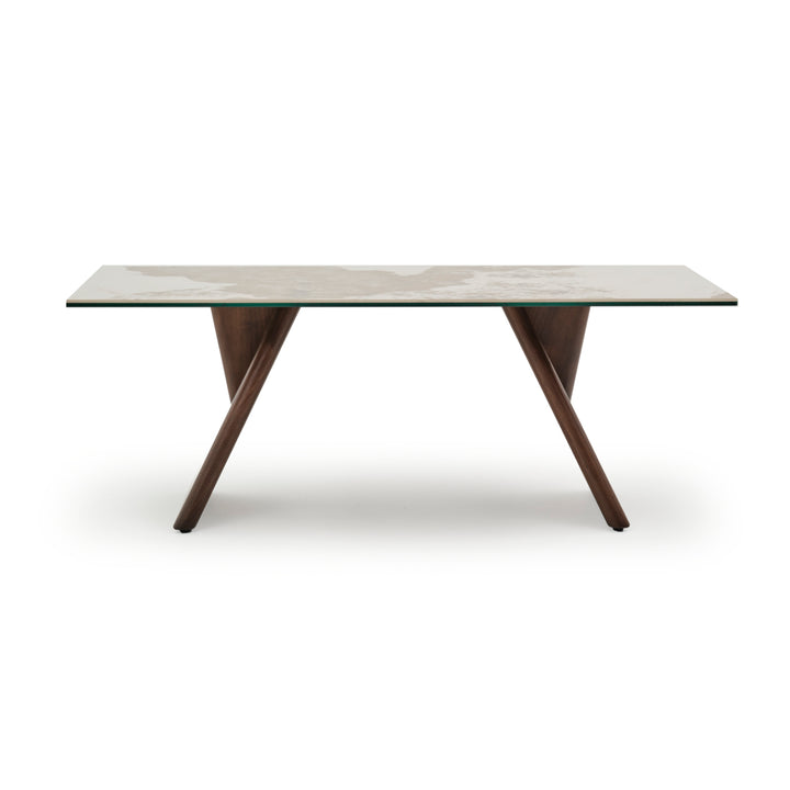 Emmeline Ceramic Coffee Table Light Brown
