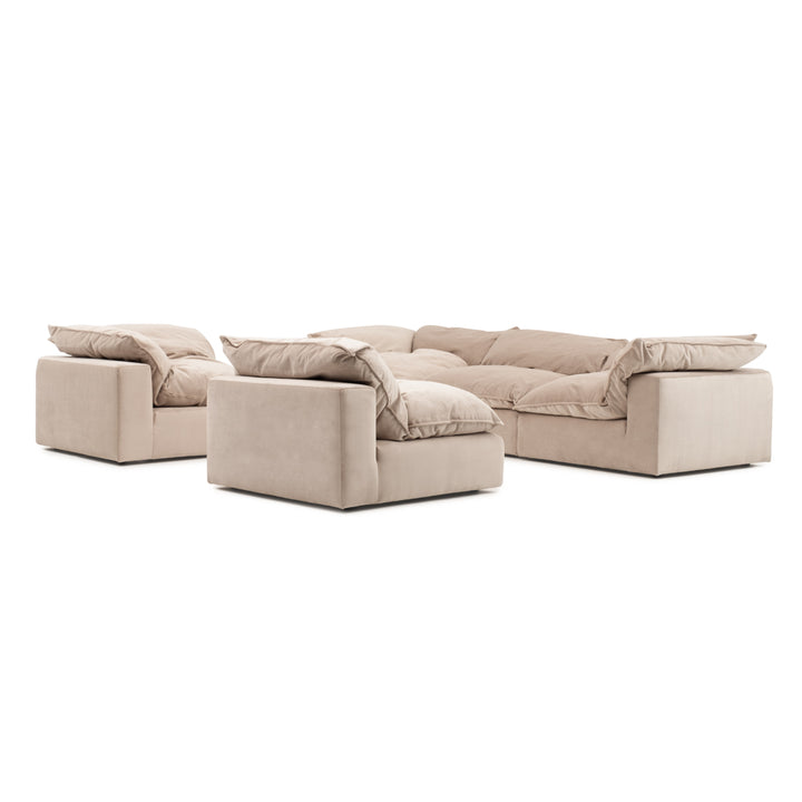 Nuage Fabric Modular Set Beige