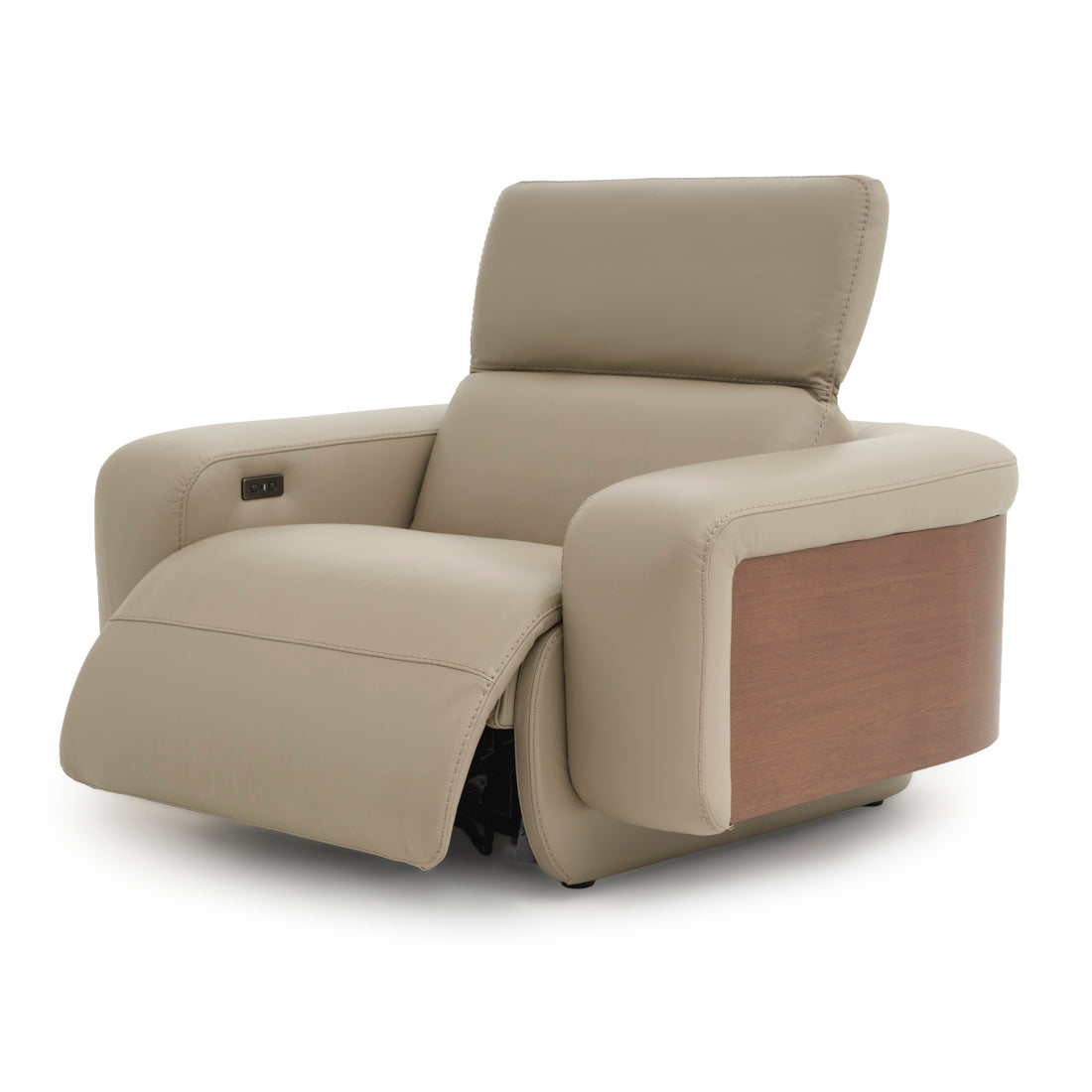 Eltha Reclining Accent Chair Taupe