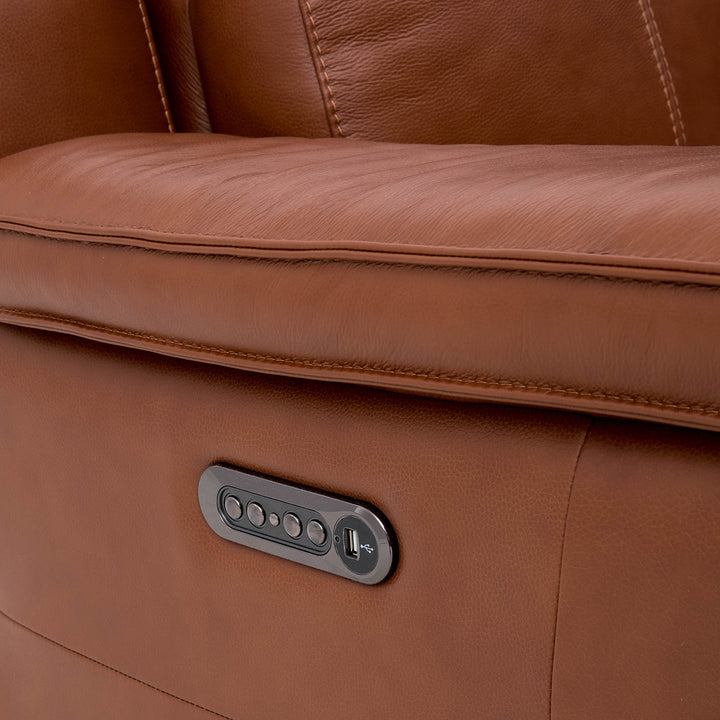 Nova Reclining Accent Chair Cognac