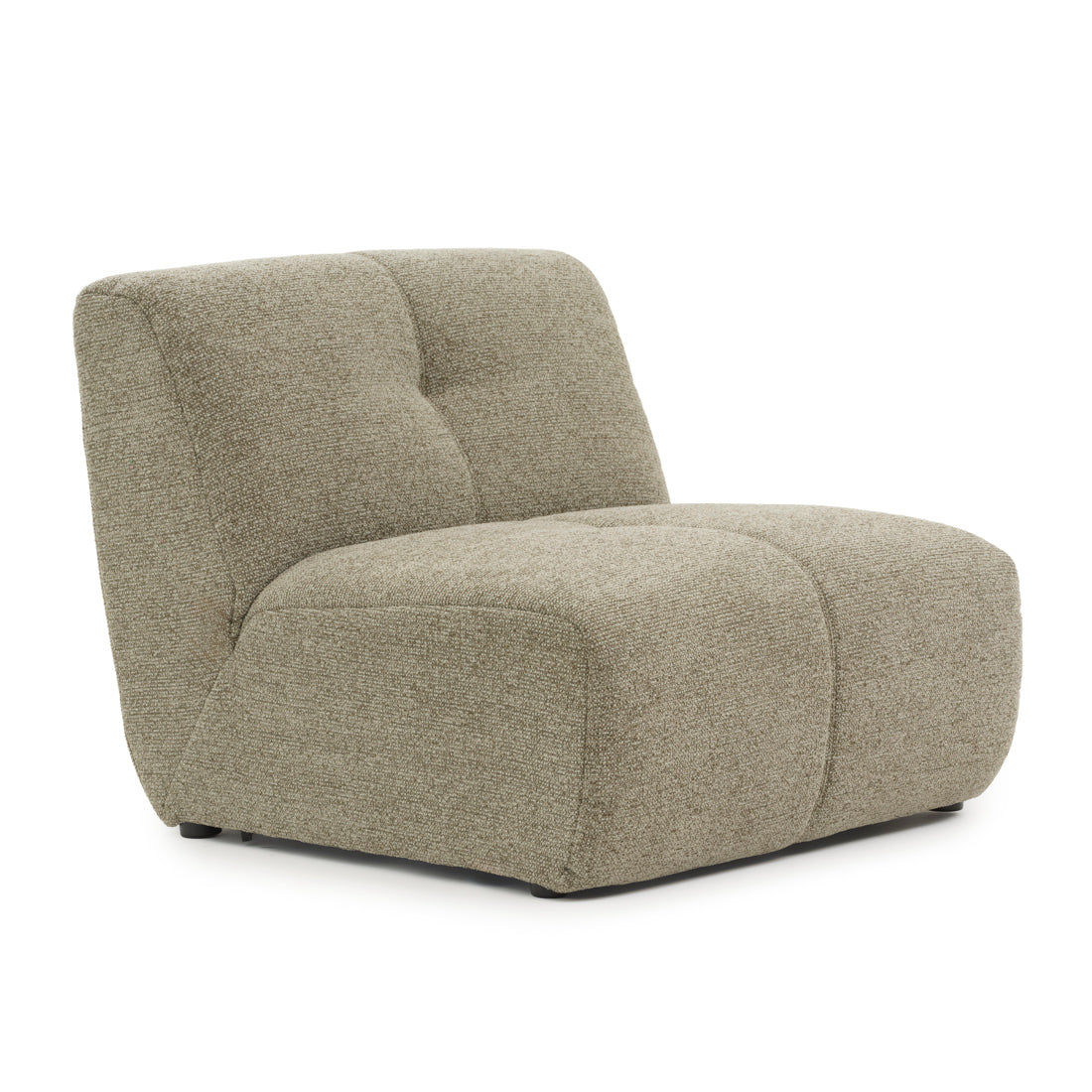 Nalinda Modular Armless Chair Light Green