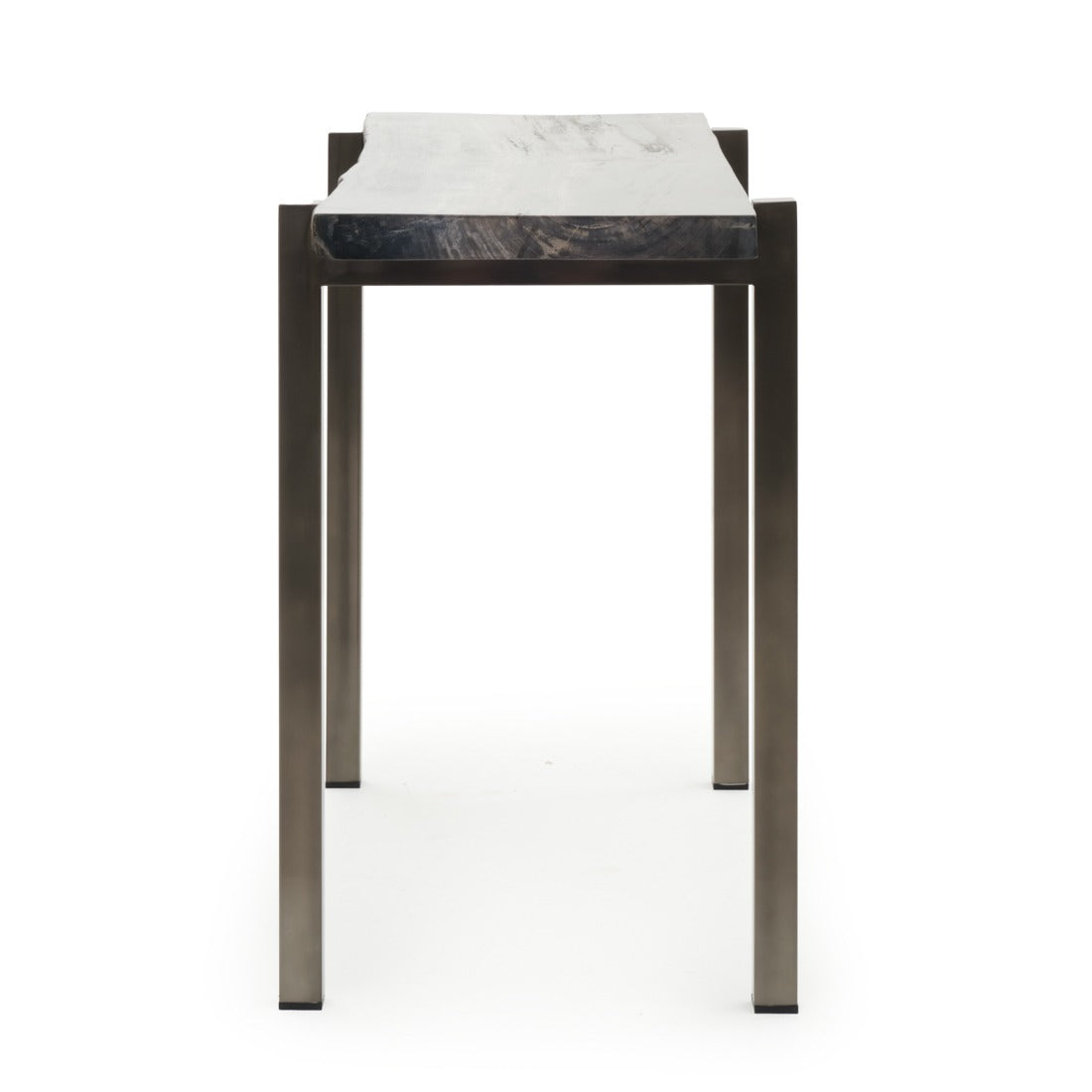 Wakerley Wood Console Table Black