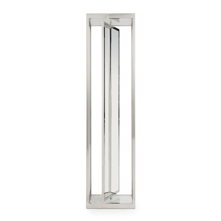 Warli Floor Mirror White