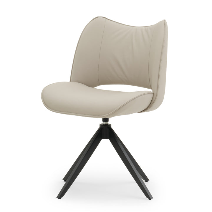 Noella Swivel Chair Taupe
