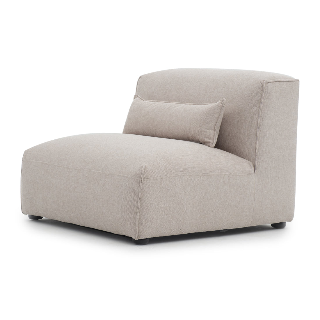 Ellemia Modular Armless Chair Beige