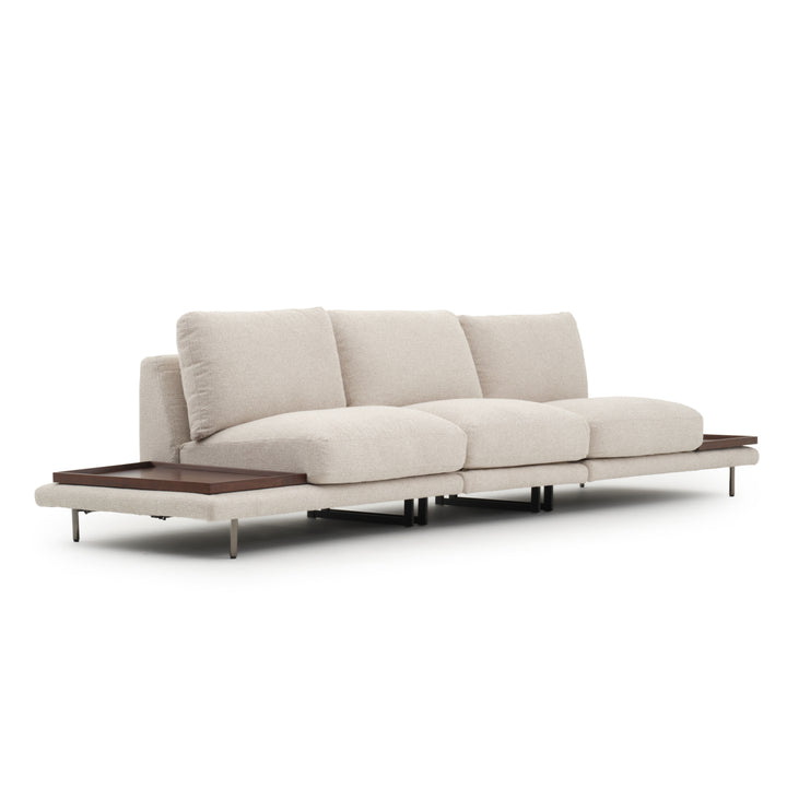 Elizabeth Armless Sofa Beige