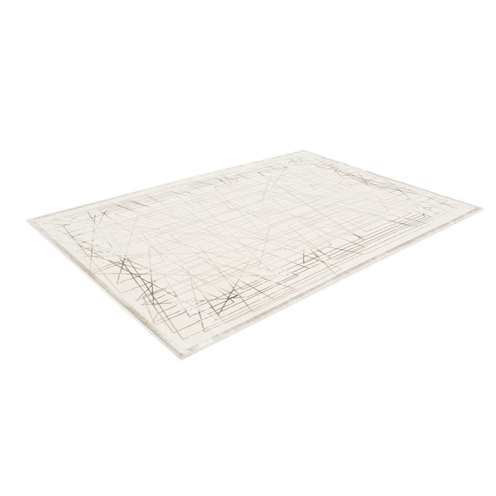 Wany Area Rug Black & White